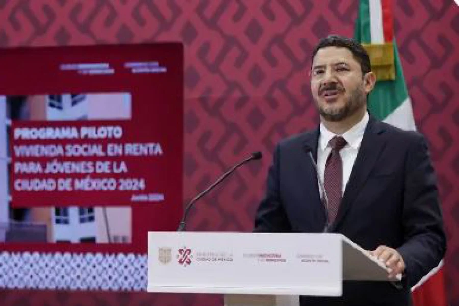 Batres anuncia renta de viviendas económicas en CDMX para jóvenes. | Screenshot