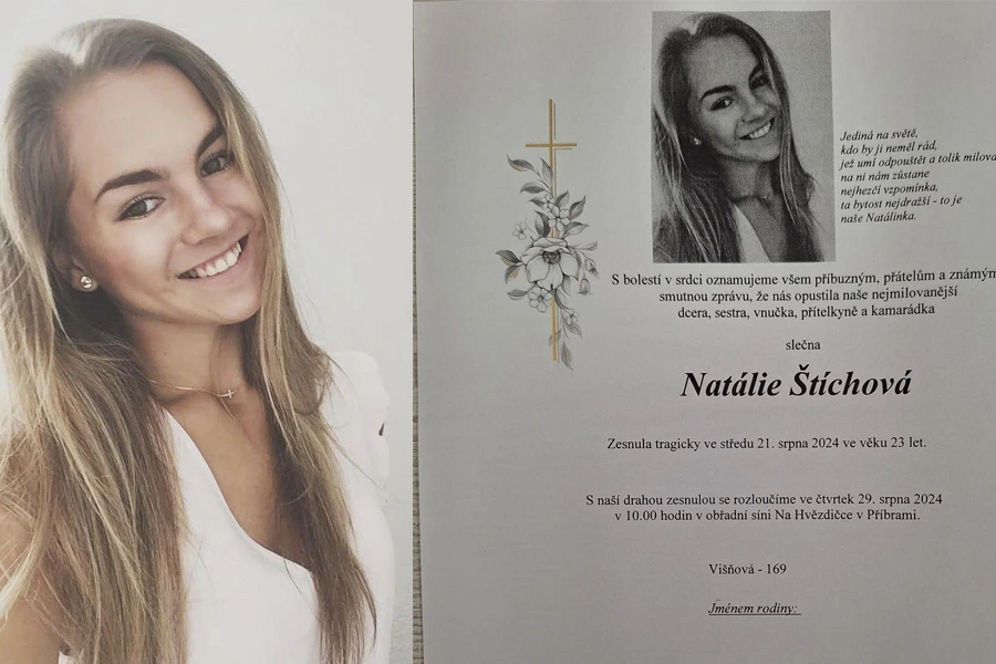 La joven gimnasta checa Natalie Stichova, de 23 años, cayó a un acantilado. | FB Sportovni gymnastika Sokol Pribram