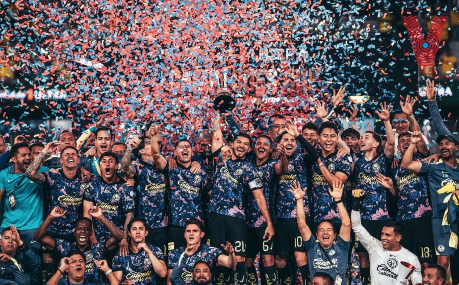 Las Águilas levantan el título de la Campeones Cup. FOTO: @ClubAmerica