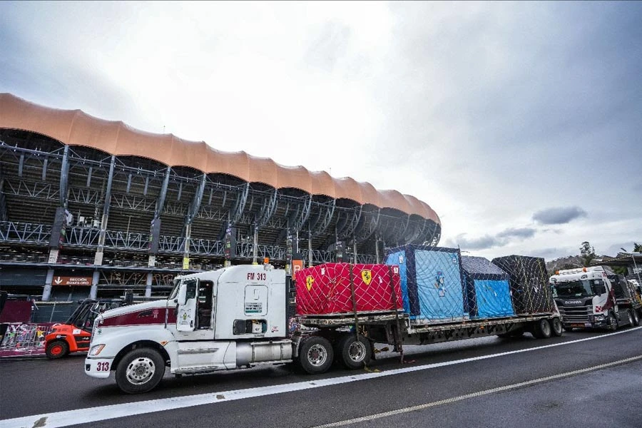 La Fórmula 1 ya está en México. | Cortesía México GP