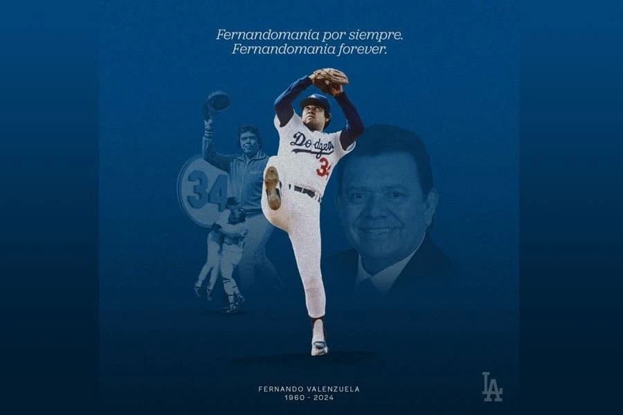 Murió Fernando Valenzuela. | @Dodgers