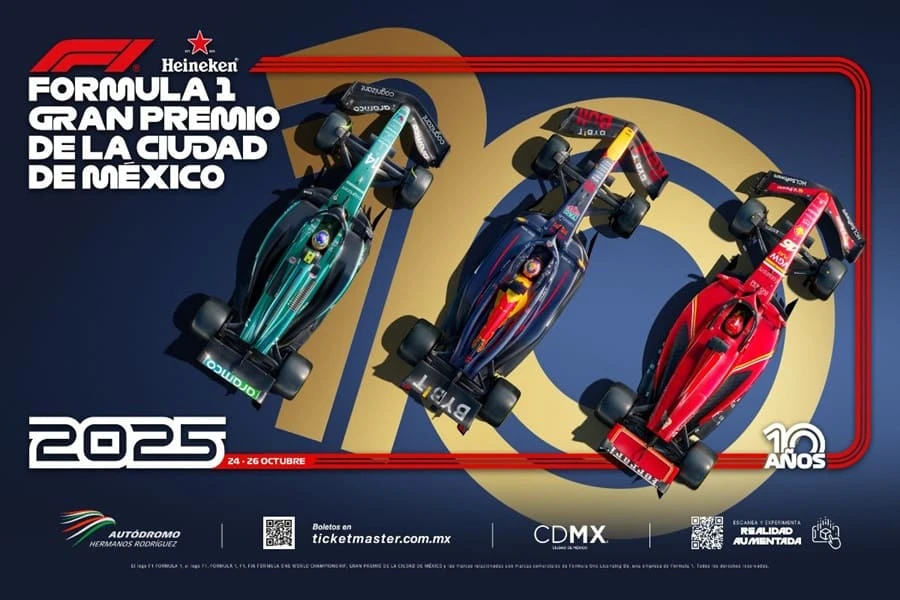 Develan la imagen oficial del México GP 2025,  | Mexico GP