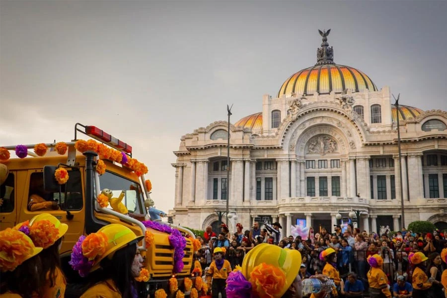 El desfile de Día de Muertos de la CDMX se vivió con mucho color. | @turismocdmx