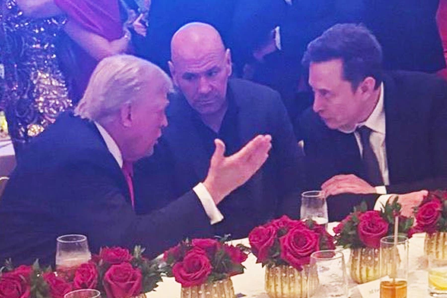 Donald Trump, Dana White y Elon Musk. | Redes Sociales