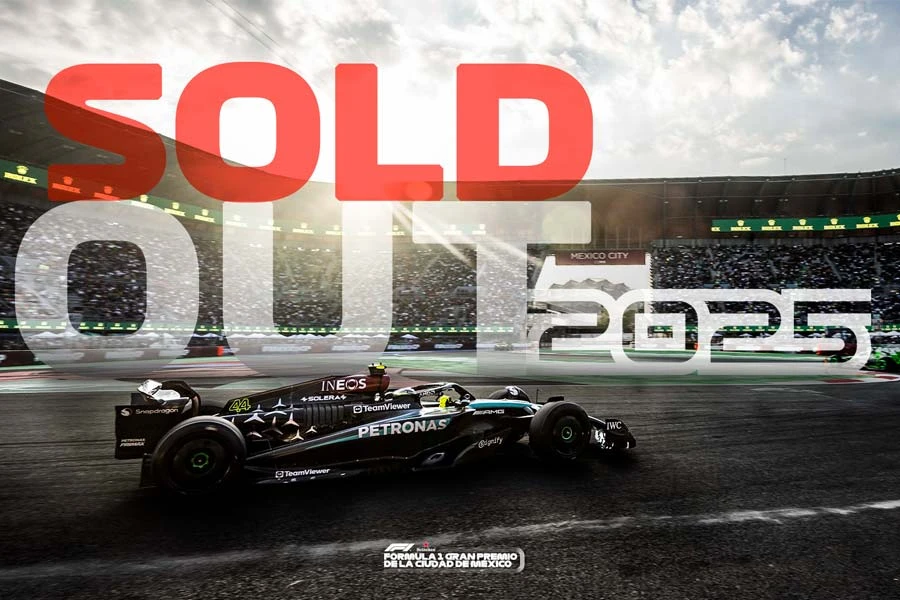 Se anunció el Sold Out para el México GP 2025. | Cortesía México GP