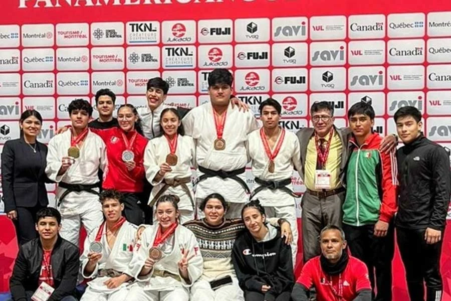 La selección mexicana de judo consiguió siete medallas en la Copa Panamericana Junior Montreal 2024. | CONADE