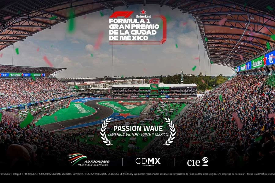 El Gran Premio de la Ciudad de México fue reconocido con un Victory Prize México. | Cortesía México GP