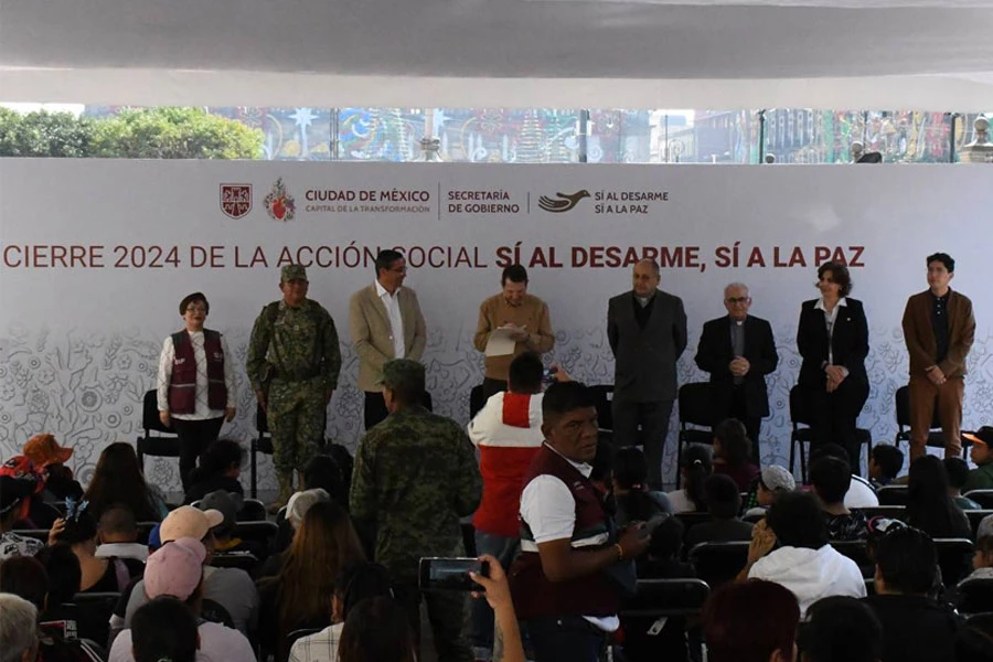 Durante el 2024, este programa logró recolectar para su destrucción 509 armas. | @elconsejomx