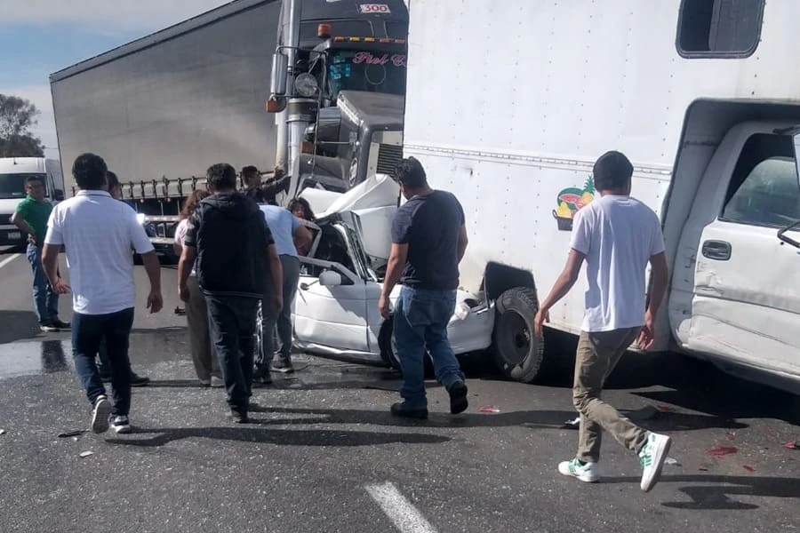 La mortal carambola en la autopista Puebla-Orizaba, captada en VIDEO. | Capufe