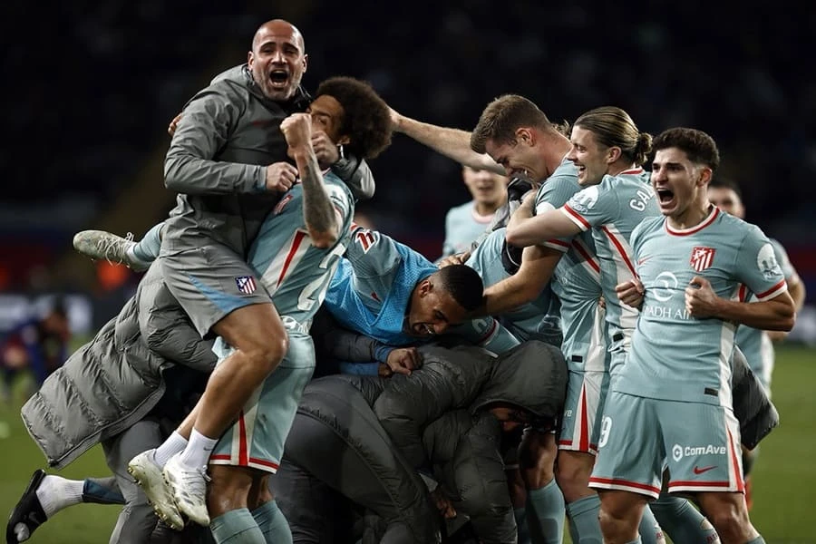 Celebración del Atlético de Madrid. | @Atleti