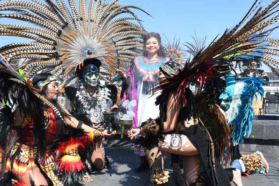 La Jefa de Gobierno, Clara Brugada, firmó decreto para conmemorar los 700 años de la fundación de México-Tenochtitlan. | @ClaraBrugadaM