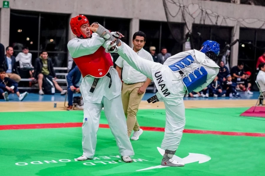 Emiliano Bailón Martínez, alumno de la FES Aragón. | Prime TKD