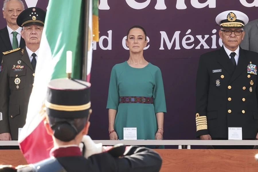 Presidenta de México, Claudia Sheinbaum, en el Castillo de Chapultepec. | Gobierno de México