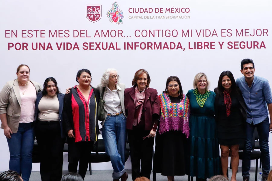 El Gobierno de la CDMX, encabezado por Clara Brugada, lanza campaña de salud reproductiva. | @ClaraBrugadaM