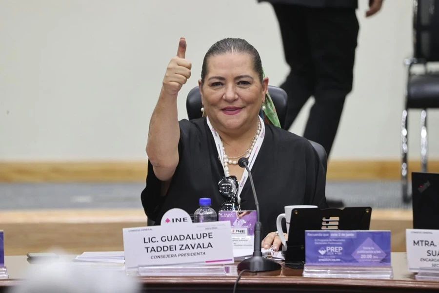 Guadalupe Taddei, consejara presidenta del INE. |  INE