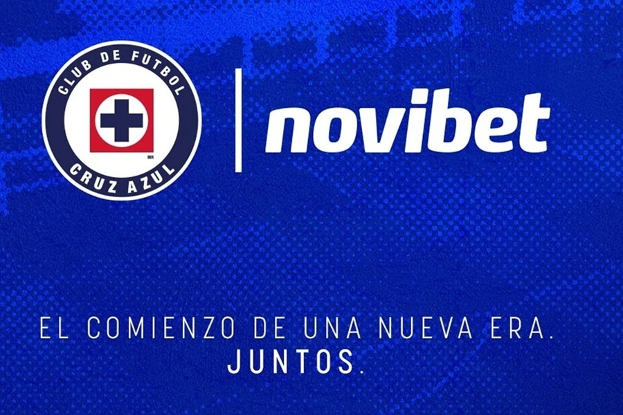Novibet, nuevo patrocinador de Cruz Azul. Foto: Cortesía