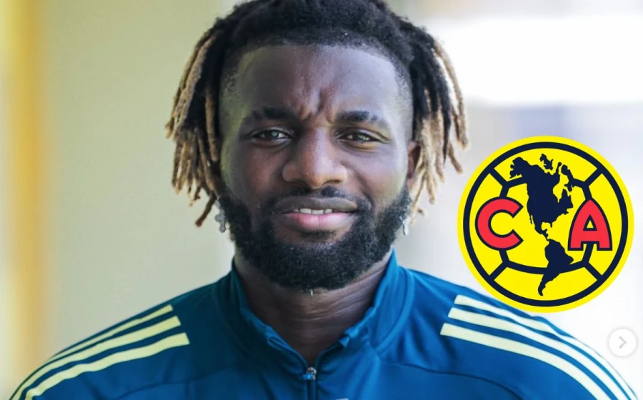 Allan Saint-Maximin ya viste los colores del América. FOTO: @clubamerica