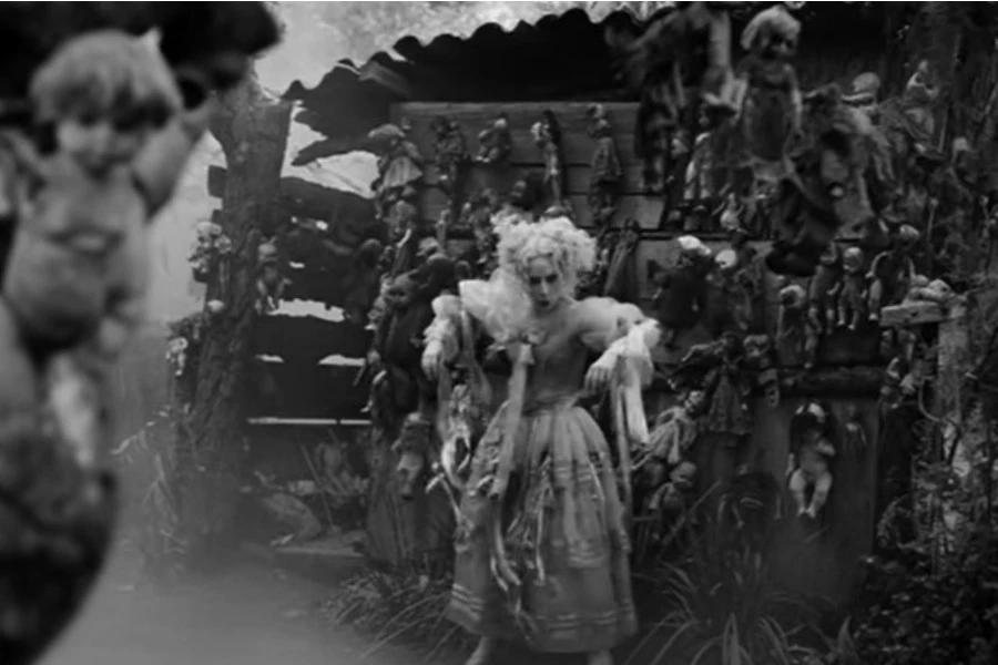 Gaga y Burton llevan oscuridad y arte a Xochimilco. Foto: Screenshot